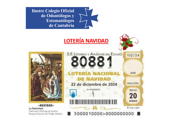 LOTERIA DE NAVIDAD COLEGIO 2024