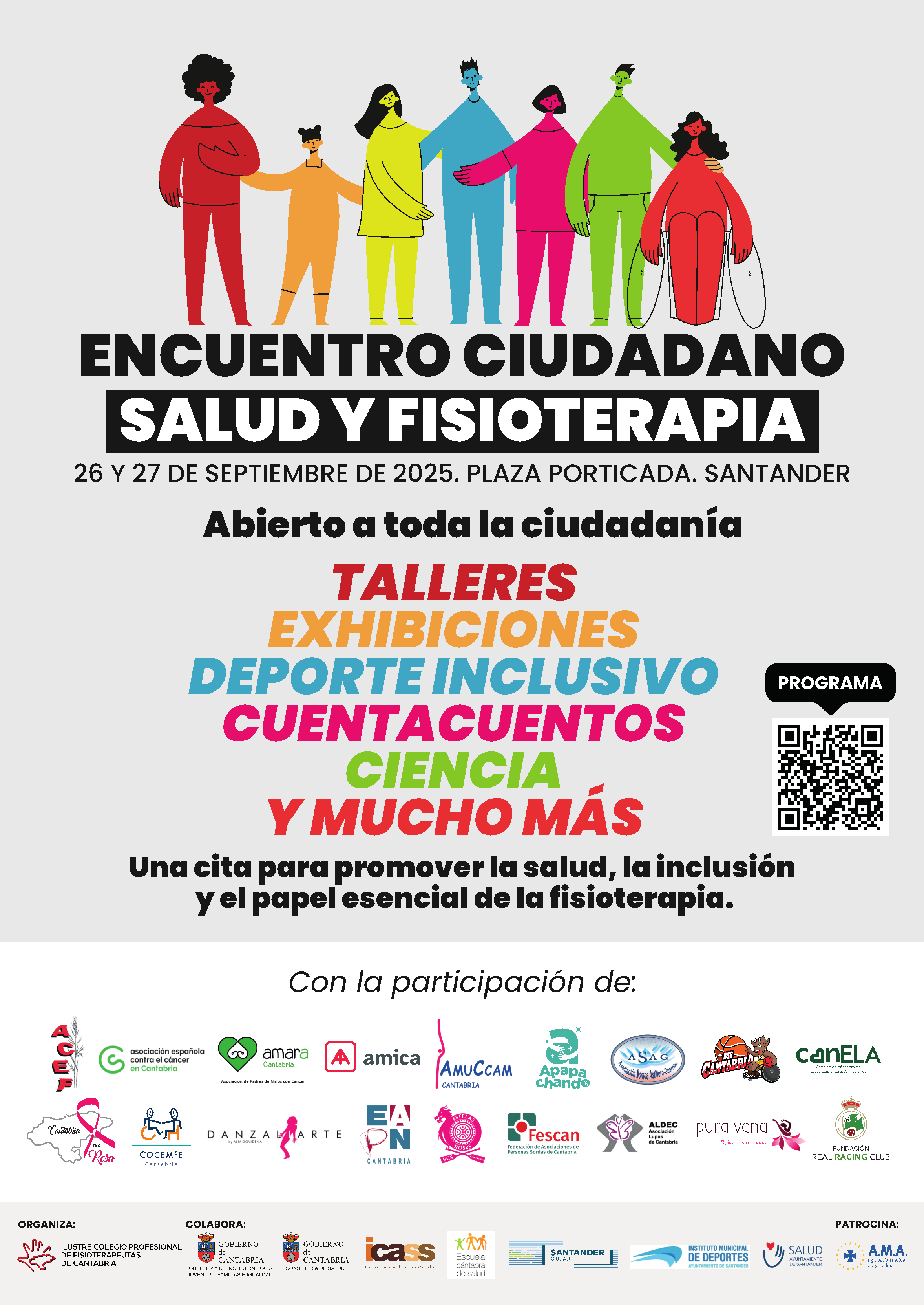 Encuentro Ciudadano Salud y Fisioterapia. 26 y 27 de Septiembre. 