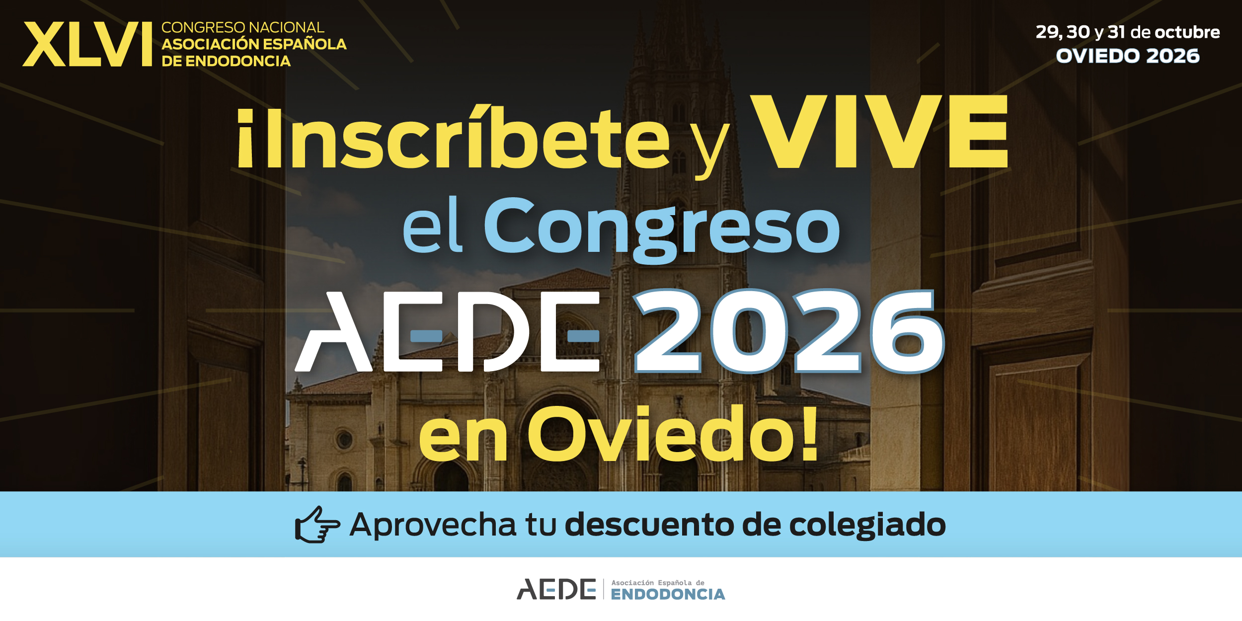 🎓 TARIFA ESPECIAL COLEGIADOS: Congreso AEDE 2026