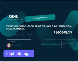 V edicin del curso modular de ciruga e implantologa oral avanzada