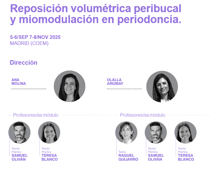 Curso SEPA Academy. Reposicin volumtrica peribucal y miomodulacin en periodoncia