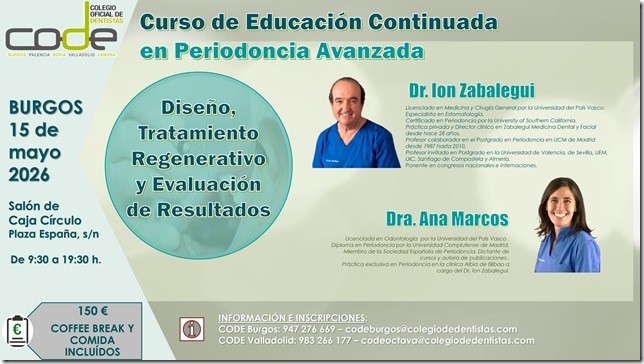 Periodoncia Avanzada: Dise�o, Tratamiento Regenerativo y Evaluaci�n de Resultados. 
