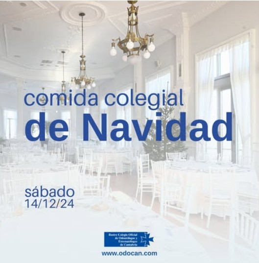 Comida Colegial de Navidad, el sbado 14 de diciembre de 2024-INVITACIN EXCLUSIVA A/A DE COLEGIADOS/AS DE CANTABRIA 